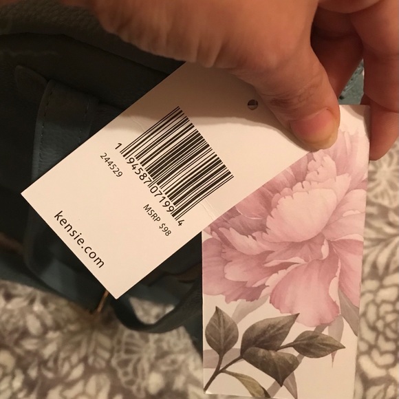 🌟Host Pick🌟Kensie Steel Blue Backpack w/Gold tone hardware. - Picture 7 of 9